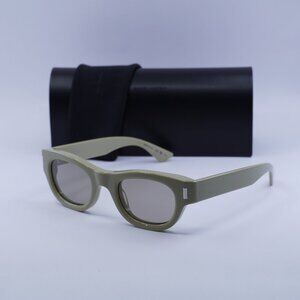 Saint Laurent SL761 003 Square Sunglasses – Green/Grey